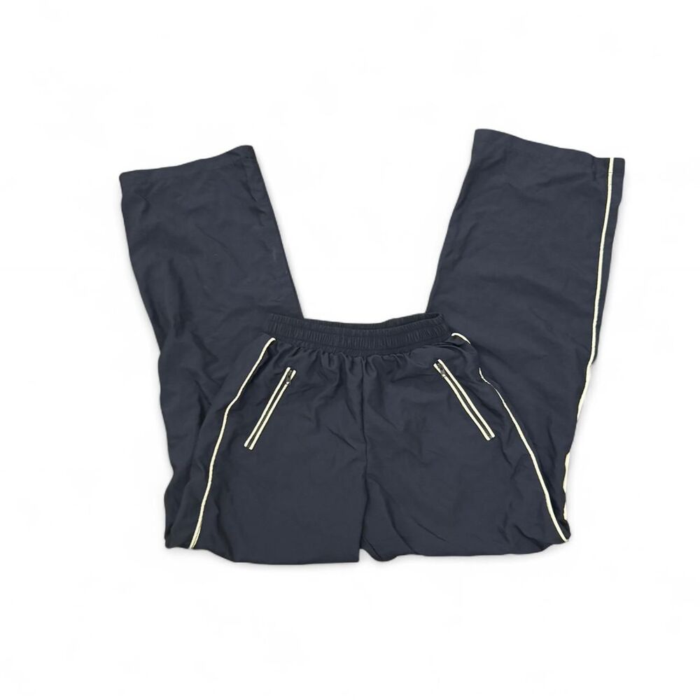 Brandy-melville Women's Black and Navy Trousers